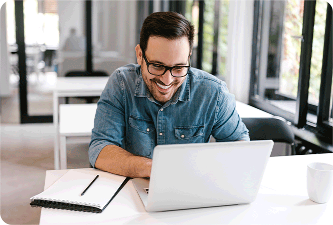 Man on Laptop