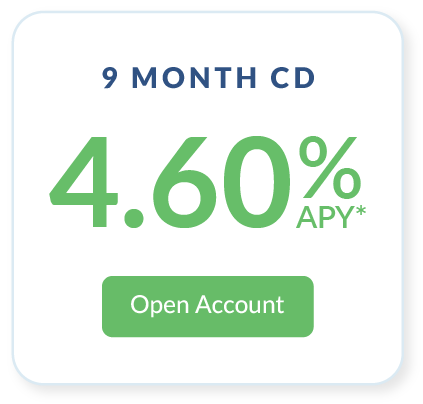 4.90% 9 Month CD